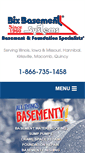 Mobile Screenshot of bixbasementsolutions.com